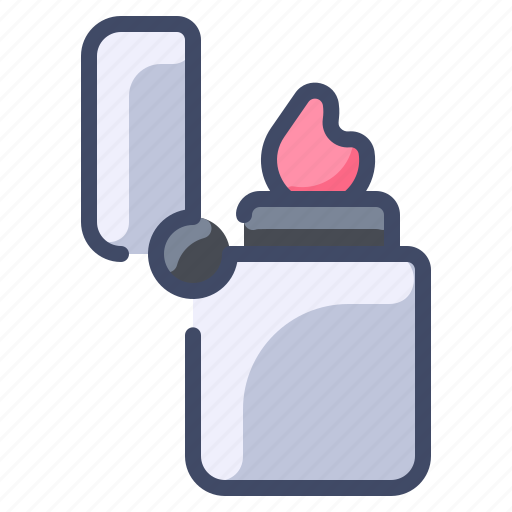 Fire, flame, lighter, smoking, zippo icon - Download on Iconfinder