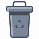 bin, garbage, recycle, trash, waste