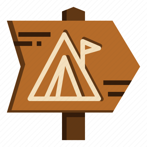 Camp, direction, location, map, navigation, point, tent icon - Download on Iconfinder