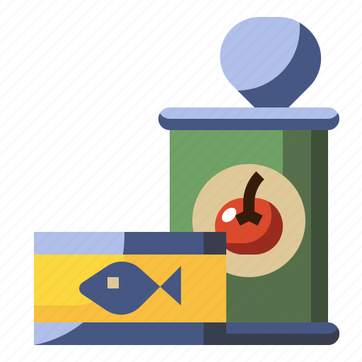 Canned, container, cooking, fish, food, restaurant, sardines icon - Download on Iconfinder