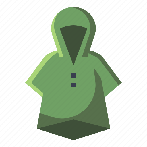 Coat, holiday, jacket, raincoat, rainy, weather, winter icon - Download on Iconfinder