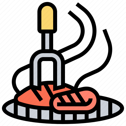 Cooking, forks, skewers, steak, utensil icon - Download on Iconfinder