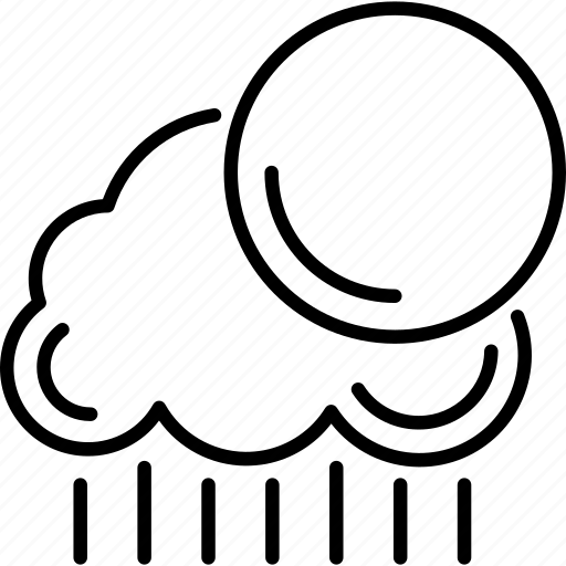 Cloud, mixed, rain, sun, weather icon - Download on Iconfinder