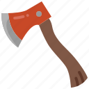 tool, woodcutter, equipment, work, axe, wood