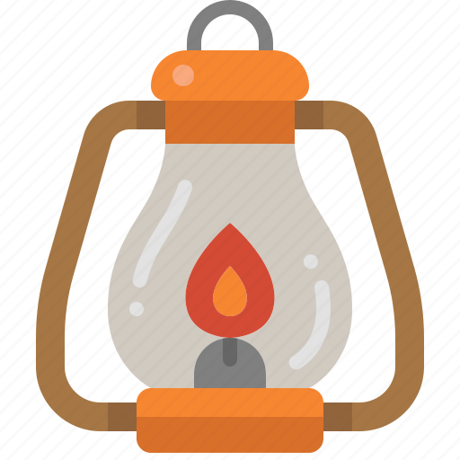 Light, fire, lantern, oil, flame, camping, lamp icon - Download on Iconfinder