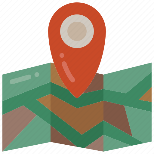 Map, direction, location, place, navigation, pin, point icon - Download on Iconfinder