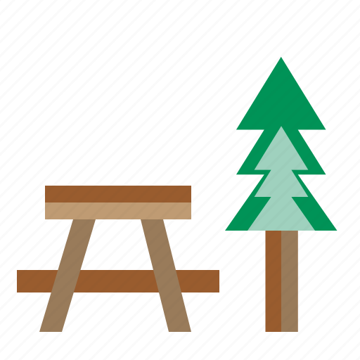 Picnictable, park, camping, picnic, table icon - Download on Iconfinder