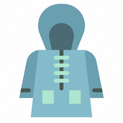 Raincoat, coat, rain, jacket, clothes icon - Download on Iconfinder