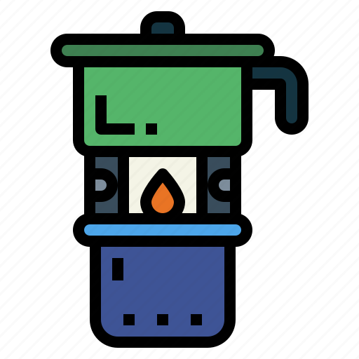 Camping, stove, cooking, pot, gas icon - Download on Iconfinder
