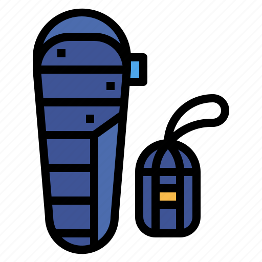 Sleeping, bag, camping, outdoor icon - Download on Iconfinder