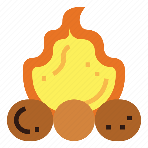 Campfire, fire, rock, capming, bonfire icon - Download on Iconfinder