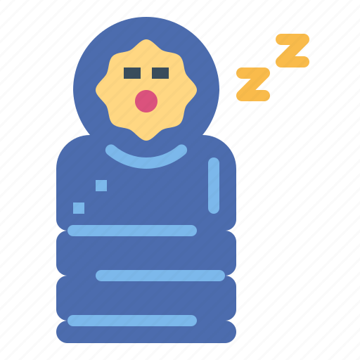 Sleeping, bag, camping, outdoor, sleep icon - Download on Iconfinder