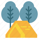 campground, tent, outdoor, vacation, camping icon, holiday