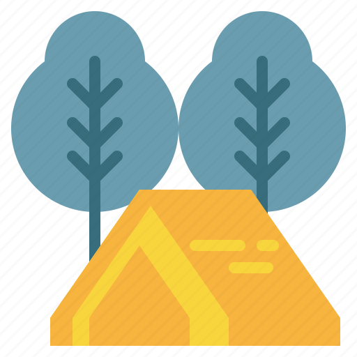 Campground, tent, outdoor, vacation, camping icon, holiday icon - Download on Iconfinder