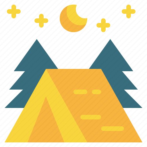Outdoor, park, campground, tent, vacation, camping icon icon - Download on Iconfinder