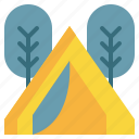 tree, campground, forest, vacation, camping icon, adventure