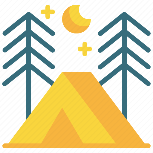 Vacation, travel, campground, forest, camping icon icon - Download on Iconfinder