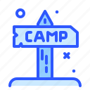 camp, arrow, outdoor, travel, adventure
