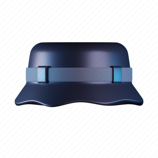 Bucket, hat, cap, protection, safety, fashion 3D illustration - Download on Iconfinder
