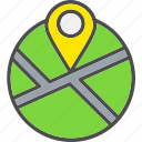 cargo, delivery, location, logistics, map, pin