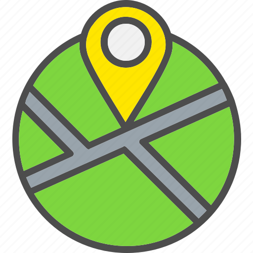 Cargo, delivery, location, logistics, map, pin icon - Download on Iconfinder