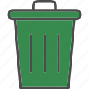 trash, can, delete, recycle, remove, throw, away