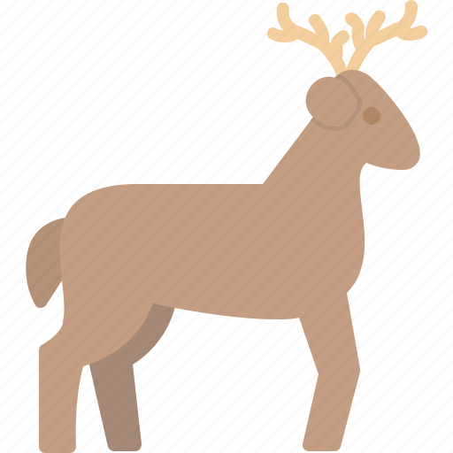 Animal, antler, deer, mammal, reindeer, stag, wildlife icon - Download on Iconfinder