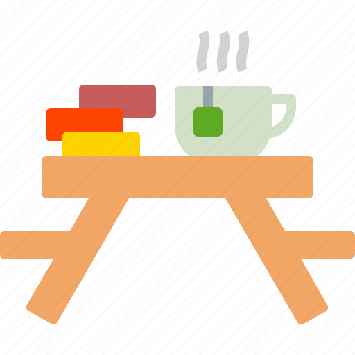 Bench, camping, table, picnic icon - Download on Iconfinder