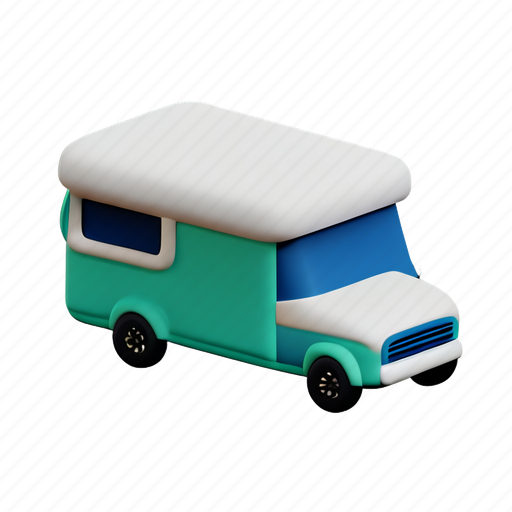 Camping, car 3D illustration - Download on Iconfinder