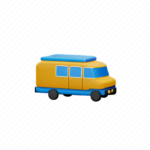 Camping, car, travel, tent, outdoors, camp, holiday 3D illustration - Download on Iconfinder