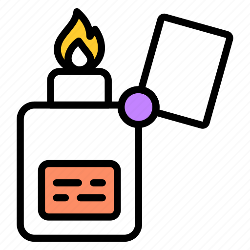 Light, lighter, flame, burn, decoration icon - Download on Iconfinder