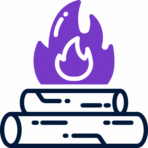 Bonfire, fire, flame, campfire, camping icon - Download on Iconfinder