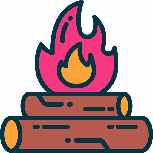 Bonfire, fire, flame, campfire, camping icon - Download on Iconfinder