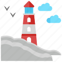 camping, lighthouse, seaview, coastalliving, oceanview, landmark, light, tower, camp