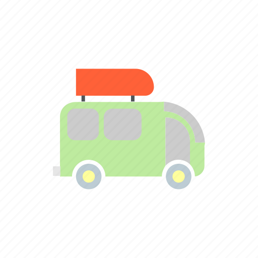 Camp, camping, minivan, transport, van icon - Download on Iconfinder