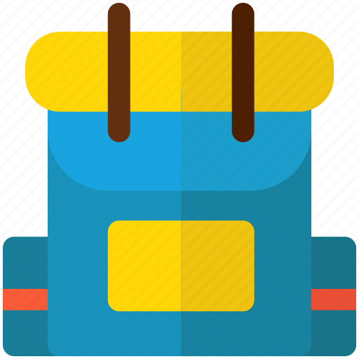 Backpack, bag, bagpack, school bag icon - Download on Iconfinder