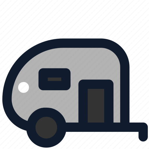 Caravan, transport, transportation, van icon - Download on Iconfinder