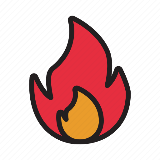 Burn, camping, fire, flame icon - Download on Iconfinder
