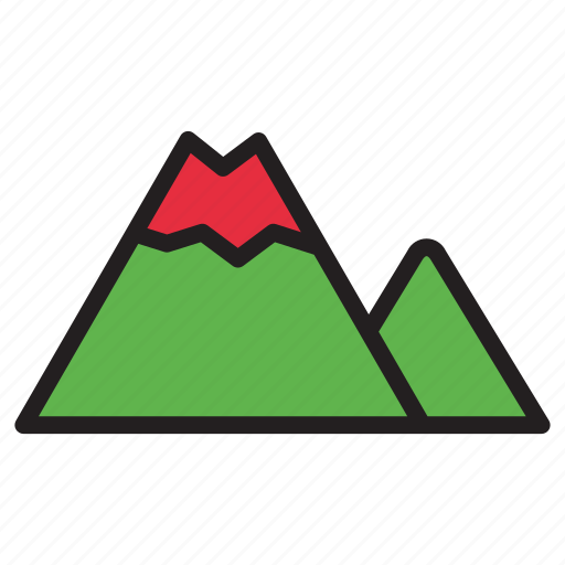 Camp, camping, hill, mountain, outdoor icon - Download on Iconfinder