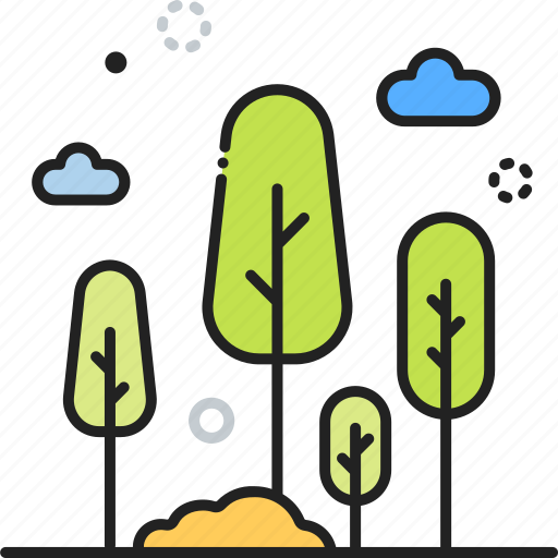 Camp, camping, forest, nature, trees icon - Download on Iconfinder