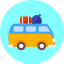 bus, camping, holiday, transport, travel, trip, vehicle 
