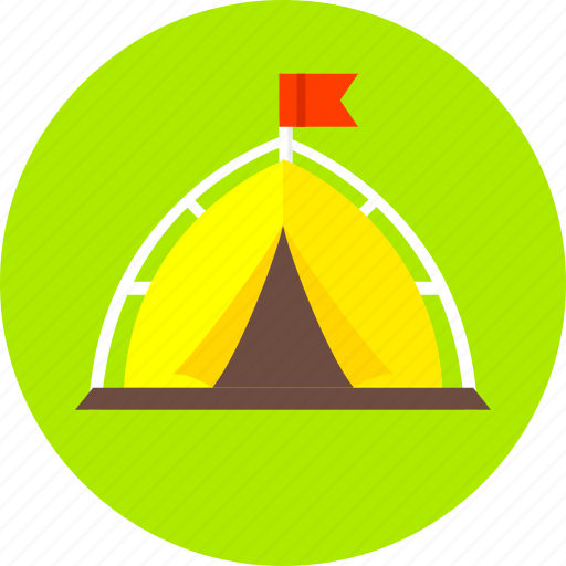 Tent, adventure, camping, outdoors, travel, vacation icon - Download on Iconfinder