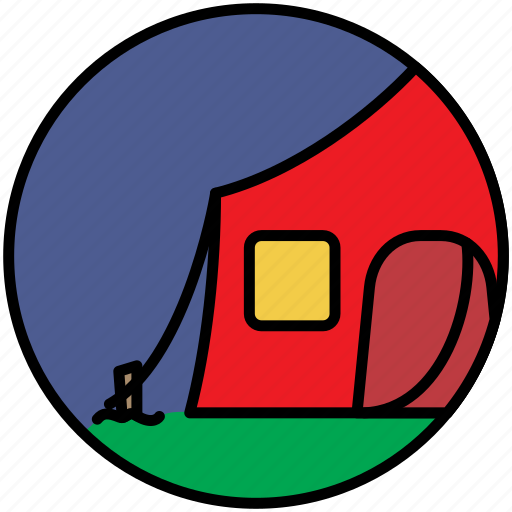 Big tent, camp, camper, camping, fest, tent icon - Download on Iconfinder