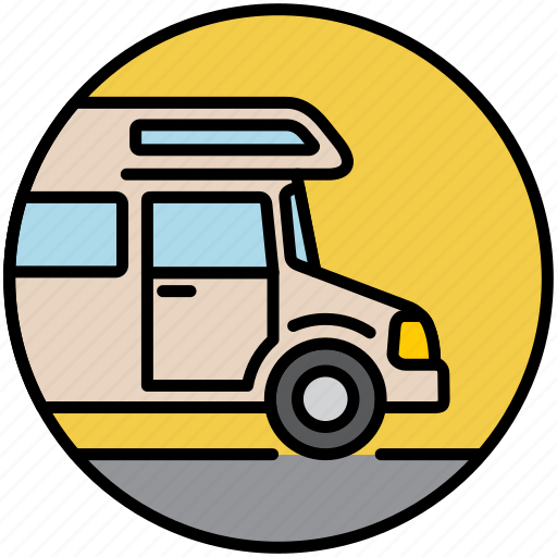 Camp, camper, camping, holiday, house, house van, motorhome icon - Download on Iconfinder
