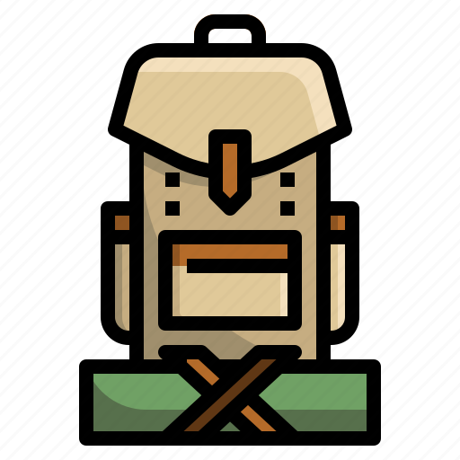 Backpack, camping, luggage, outdoor, travelling icon - Download on Iconfinder