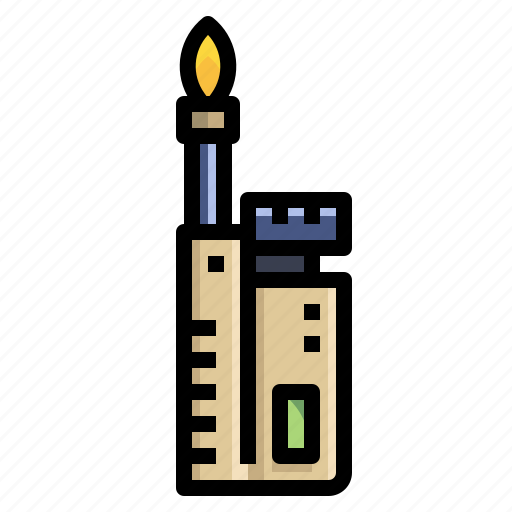 Camping, fire, flame, gasoline, lighter, tools, utensils icon - Download on Iconfinder
