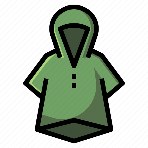 Coat, jacket, raincoat, rainy, winter icon - Download on Iconfinder