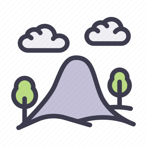 Camping, nature, outdoor, camp, mountain, mount icon - Download on Iconfinder