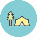 camp, tent, outdoor