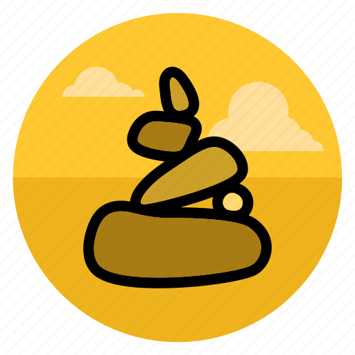 Balance, meditation, rock, stone, stones, zen, hobby icon - Download on Iconfinder